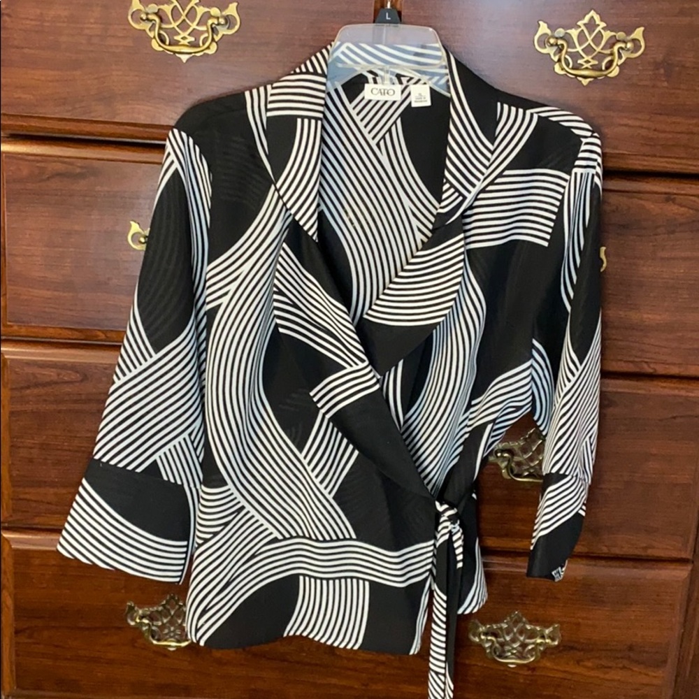 Black and white professional wear